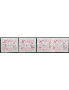 NORVEGIA 1993 Frama, automatici 4v MNH**