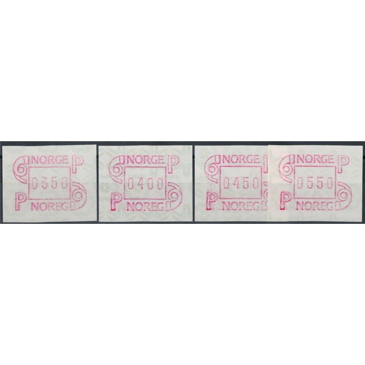 NORWAY 1993 Frama, automatic 4v MNH**