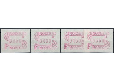 NORWAY 1993 Frama, automatic 4v MNH**