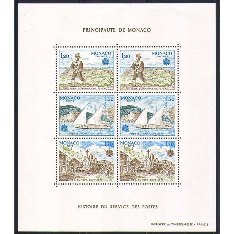 MONACO 1979 Europa BF MNH**