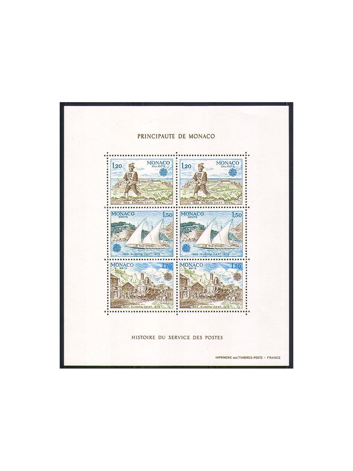 MONACO 1979 Europe s/s MNH**