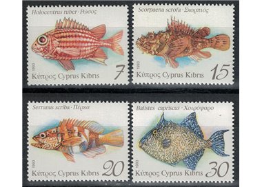 CIPRO 1993 Fauna marina, pesci 4v MNH**