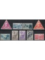MONACO 1946 In honor of President Roosevelt 9v MNH**