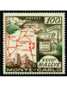 MONACO 1958 Rally di Montecarlo 1v MNH**