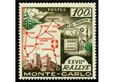 MONACO 1958 Rally di Montecarlo 1v MNH**