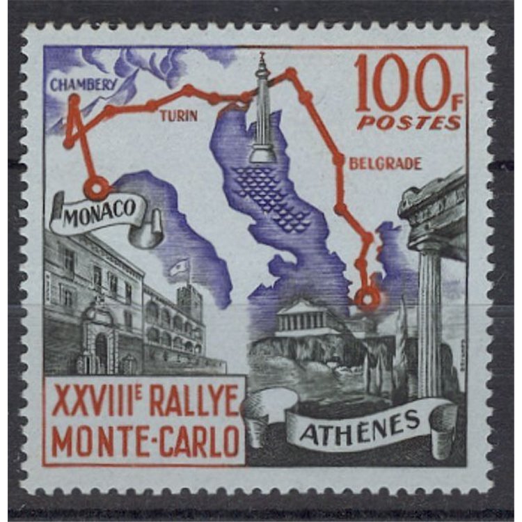 MONACO 1959 Rally di Montecarlo MNH**