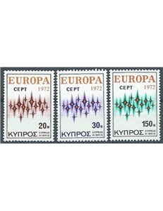 CYPRUS 1972 Europe 3v MNH**