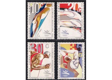 CYPRUS 1992 Olympic Games 4v MNH**