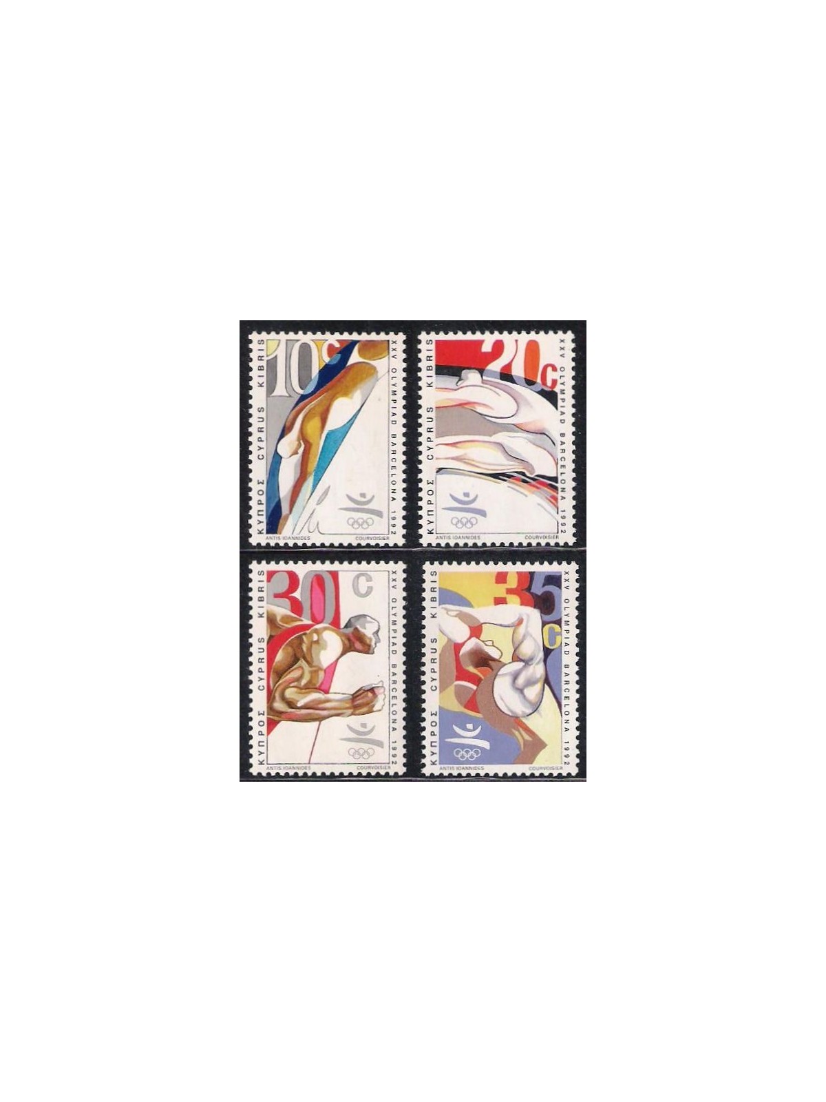 CIPRO 1992 Giochi olimpici 4v MNH**