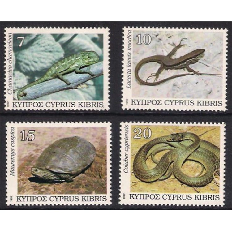 CIPRO 1992 Fauna, rettili 4v MNH**