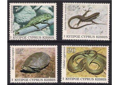 CIPRO 1992 Fauna, rettili 4v MNH**