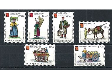 BELGIUM 1975 Themabelga 6v MNH**