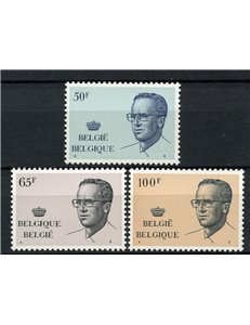 BELGIO 1981 Re Baldovino 3v MNH**