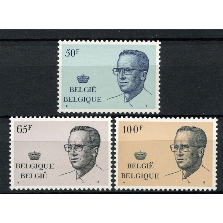 BELGIO 1981 Re Baldovino 3v MNH**
