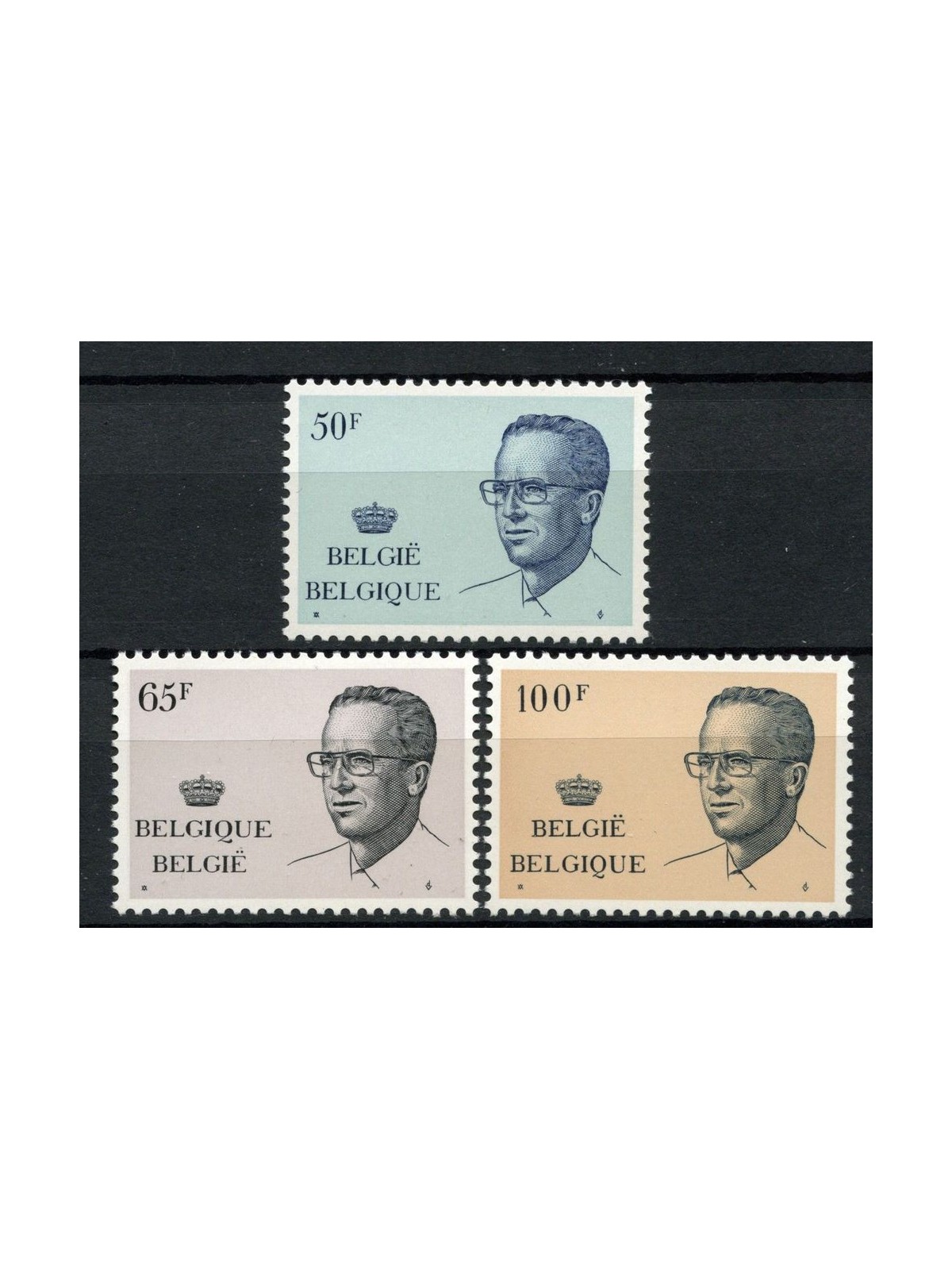 BELGIO 1981 Re Baldovino 3v MNH**