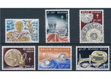 BELGIUM 1960 Pro national anti-tuberculosis work 6v MNH**