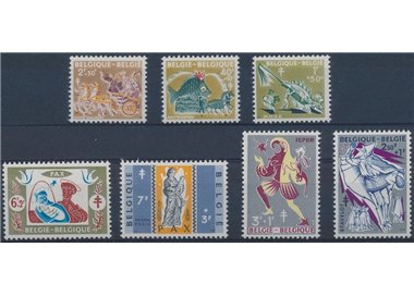 BELGIO 1959 Pro opera nazionale antitubercolare 7v MNH**