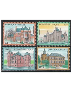 BELGIO 1985 Solidarietà, castelli 4v MNH**
