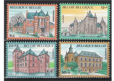 BELGIUM 1985 Solidarity, castles 4v MNH**