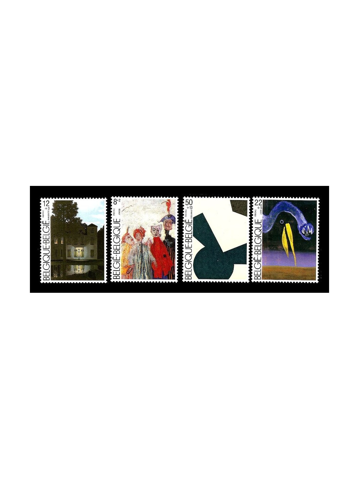 BELGIO 1984 Museo d'arte moderna 4v MNH**