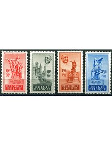 BELGIUM 1948 Pro Edward Anseele Foundation 4v MNH**