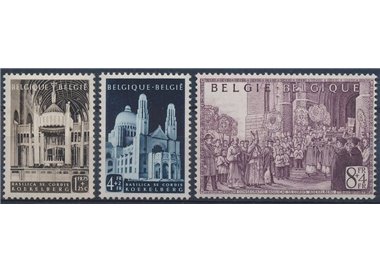 BELGIUM 1952 Koekelberg Basilica 3v MNH**