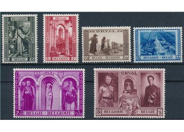 BELGIUM 1939 Orval Abbey 6v MH*