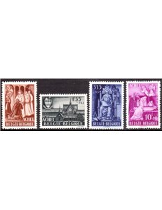 BELGIUM 1948 Pro Achel Abbey 4v MNH**