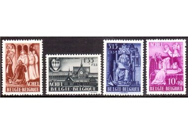 BELGIO 1948 Pro Abbazia di Achel 4v MNH**