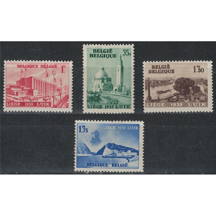 BELGIUM 1938 Propaganda for the Water Exhibition 4v MNH**