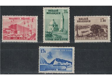 BELGIO 1938 Propaganda per l'esposizione dell'acqua 4v MNH**