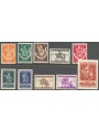 BELGIUM 1942 Winter relief 10v MNH**