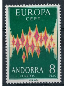 ANDORRA SPAGNOLA 1972 Europa MNH**