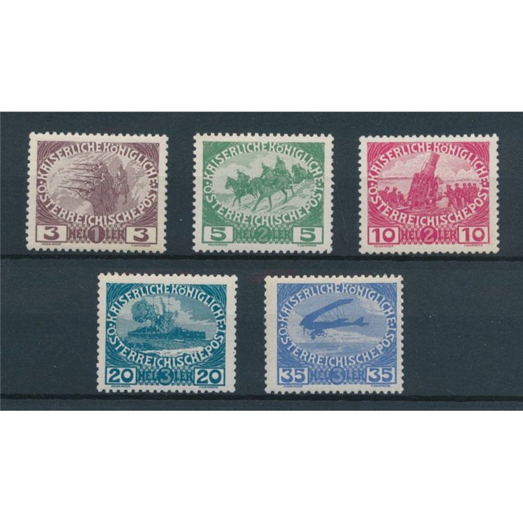 AUSTRIA 1915 Pro War Orphans 5v MH*