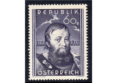 AUSTRIA 1950 Andreas Hofer MNH**