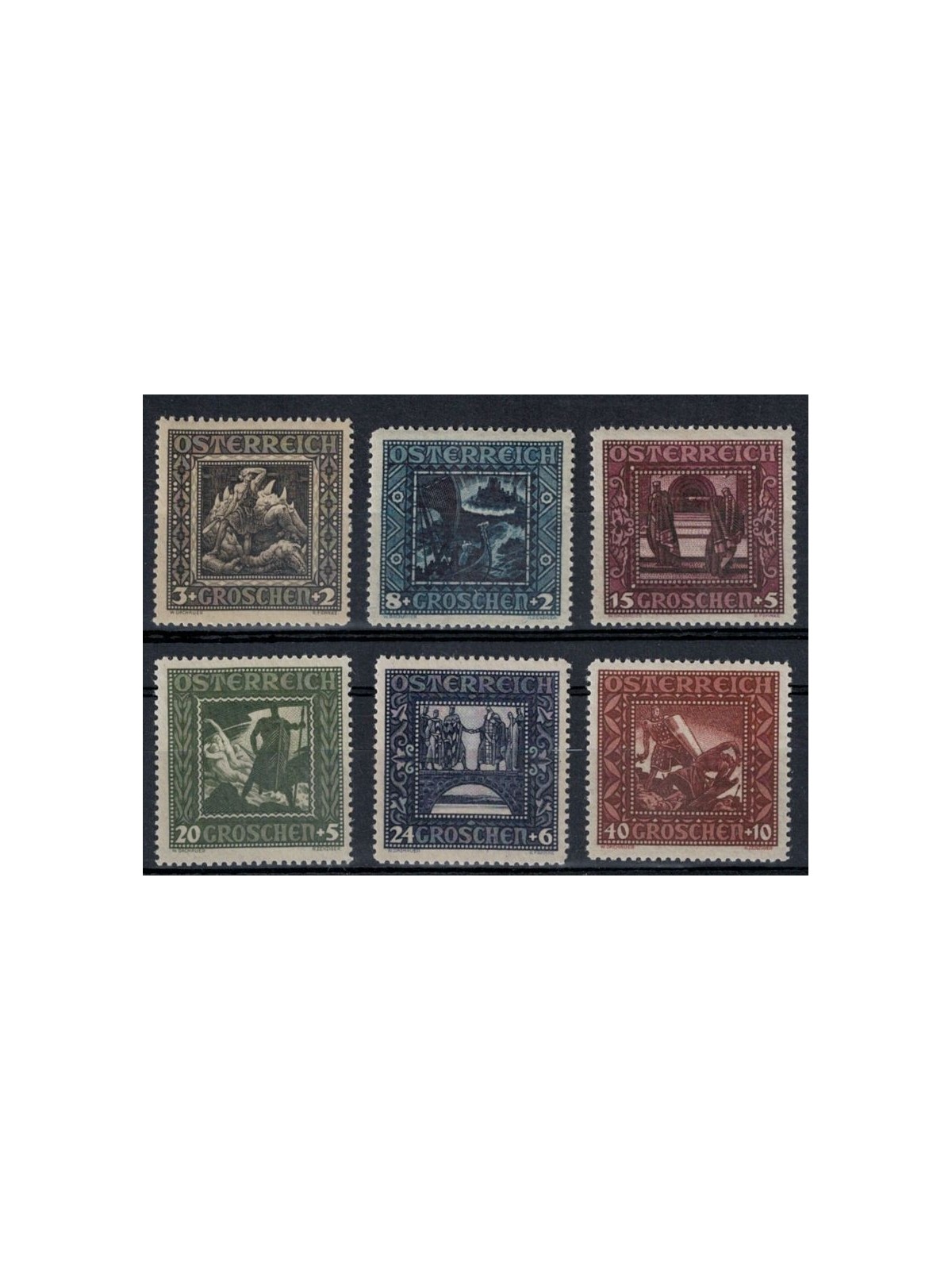 AUSTRIA 1926 Pro Infanzia 6v MH*