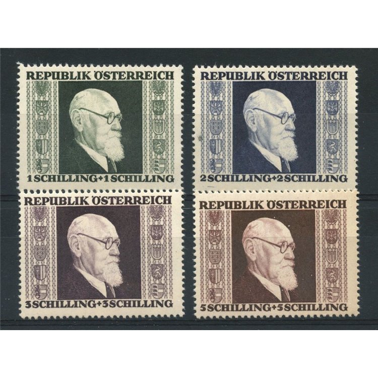 AUSTRIA 1946 President Karl Renner 4v MNH**