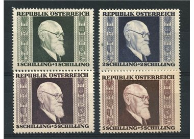 AUSTRIA 1946 Presidente Karl Renner 4v MNH**