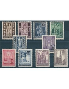 AUSTRIA 1946 St. Stephen's Cathedral 10v MNH**