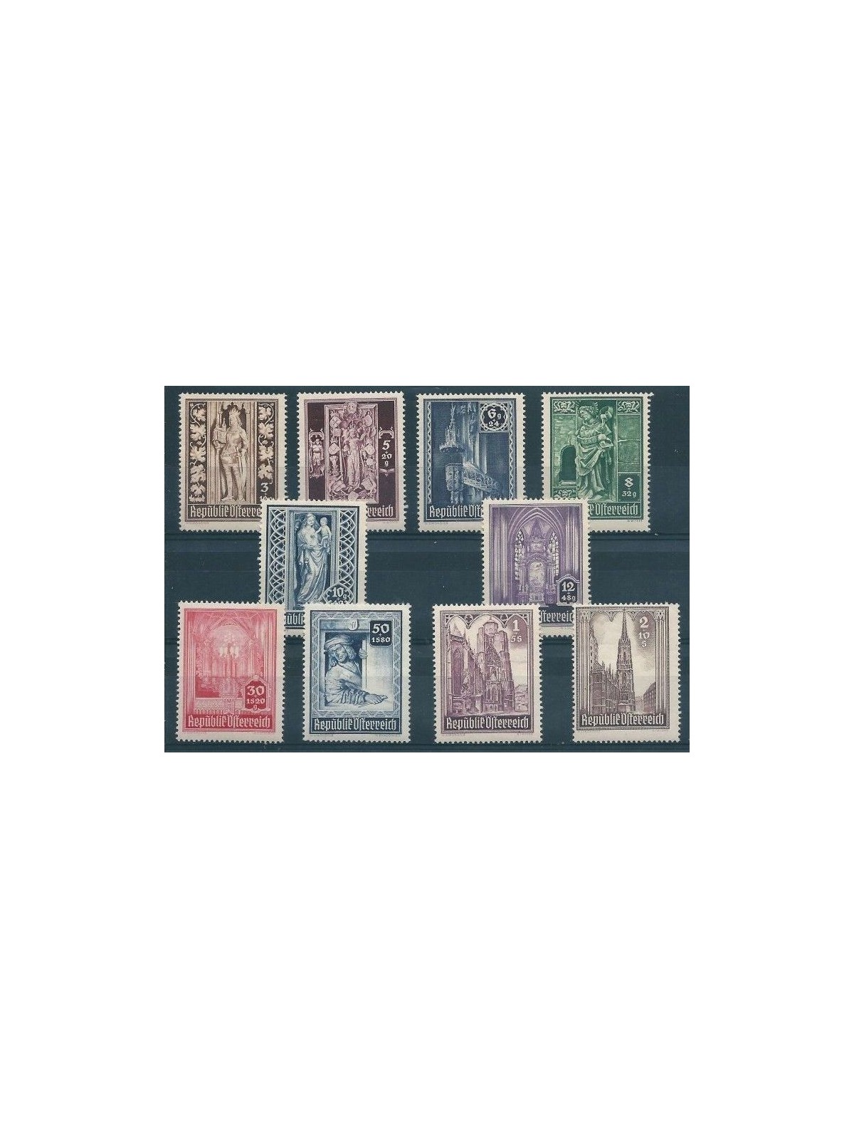 AUSTRIA 1946 Cattedrale di Santo Stefano 10v MNH**