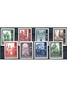 AUSTRIA 1948 Cattedrale di Salisburgo 8v MNH**