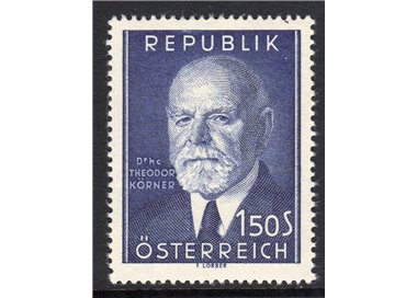 AUSTRIA 1953 Theodor Korner MNH**