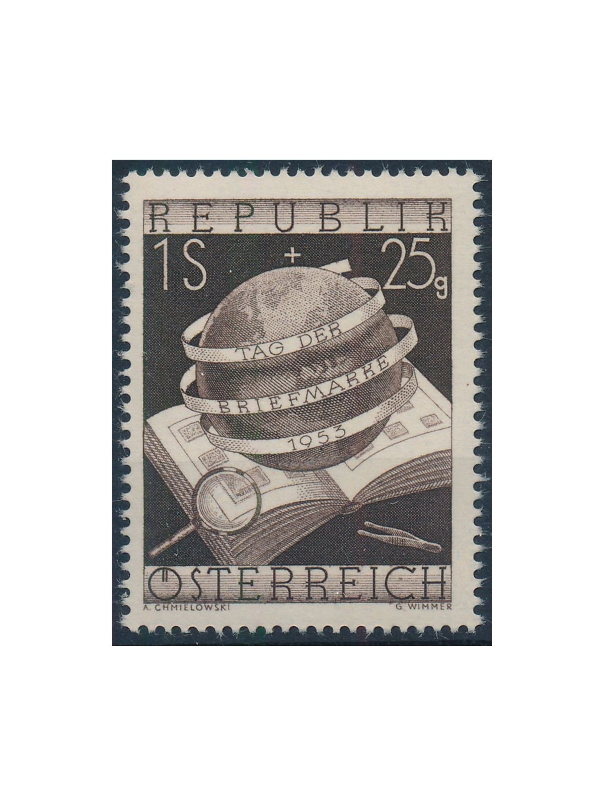 AUSTRIA 1953 Stamp Day MH*