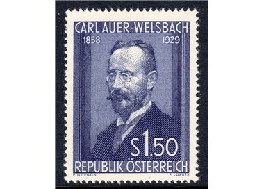 AUSTRIA 1954 Carl Auer Welsbach MNH**