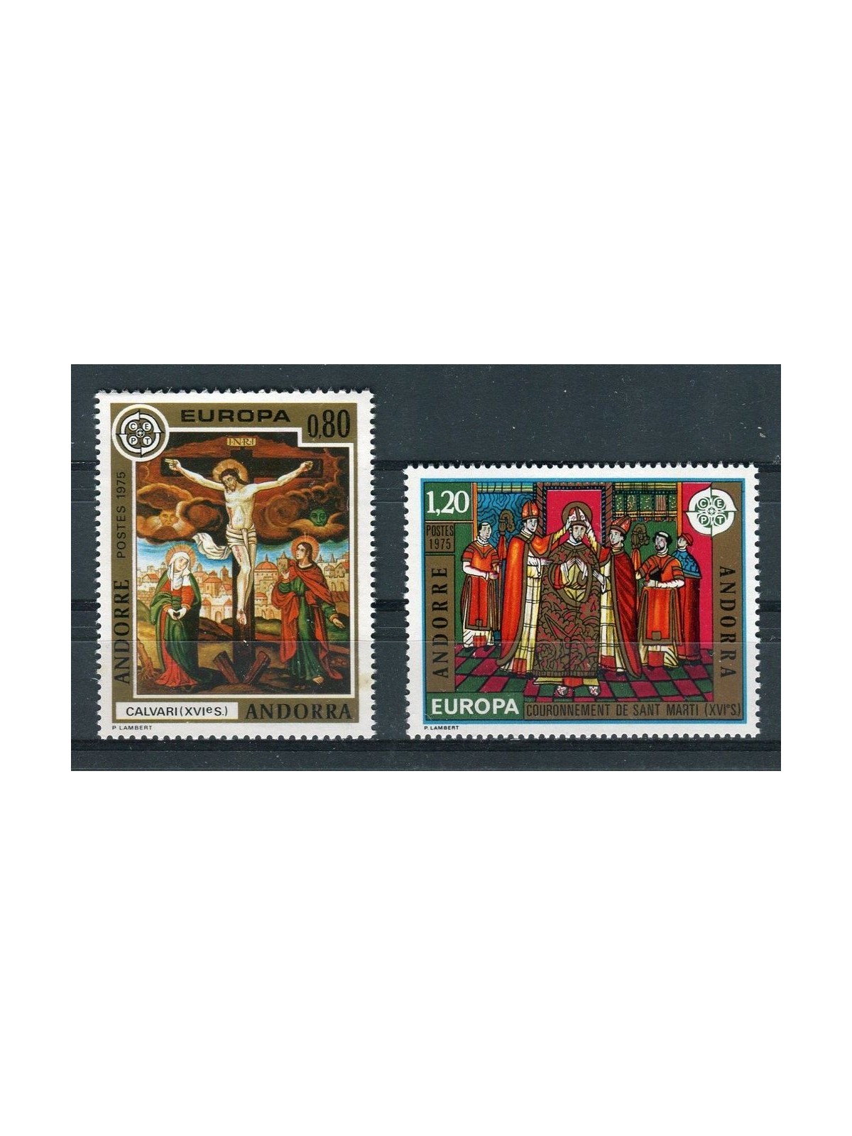ANDORRA FRANCESE 1975 Europa 2v MNH**