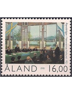 ALAND 1991 Anniversary of autonomy, independence 1v MNH**