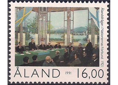 ALAND 1991 Anniversario autonomia, indipendenza 1v MNH**
