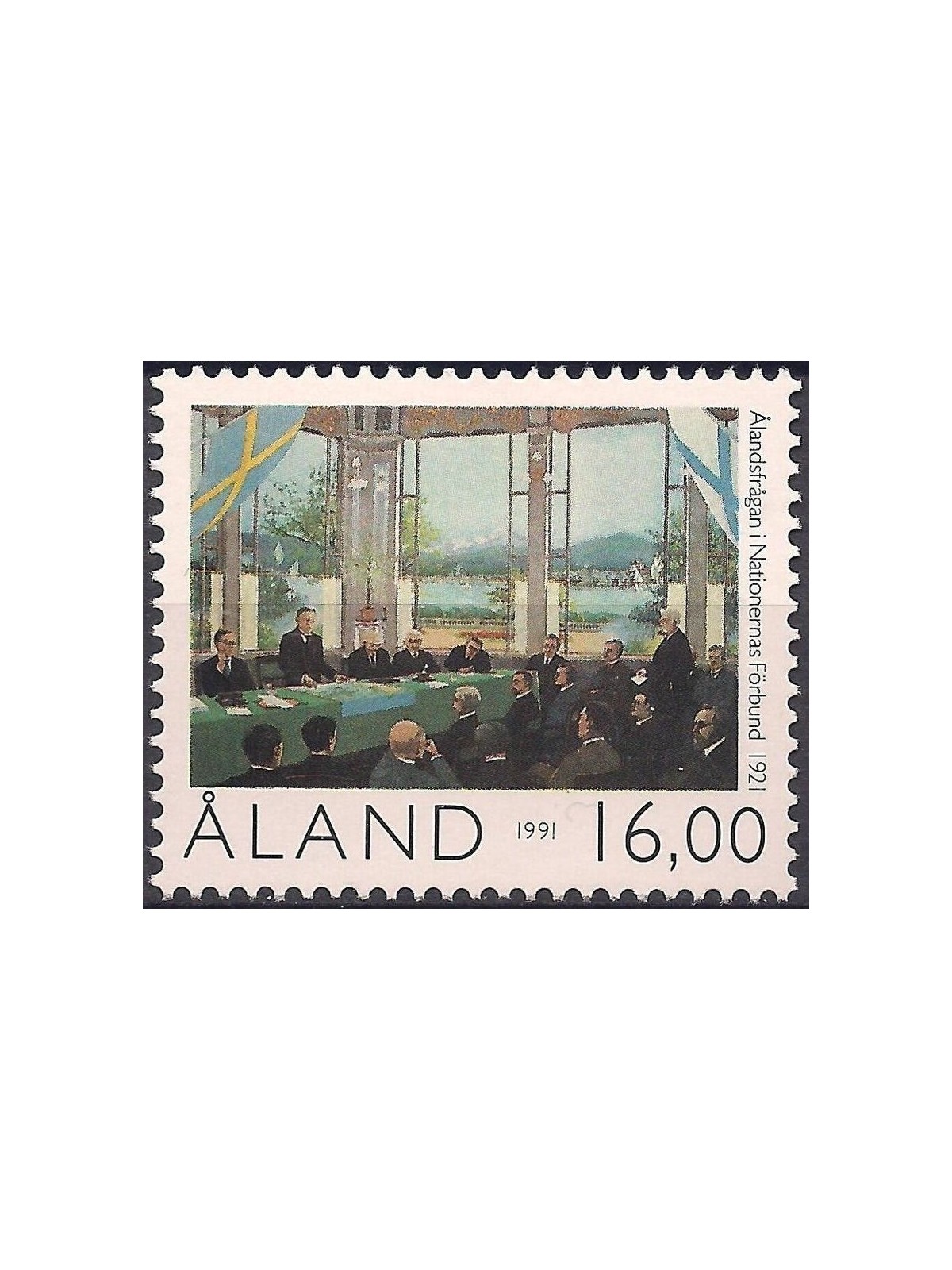 ALAND 1991 Anniversary of autonomy, independence 1v MNH**