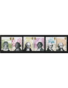 GREAT BRITAIN 2007 Abolition of the Slave Trade 6v MNH**