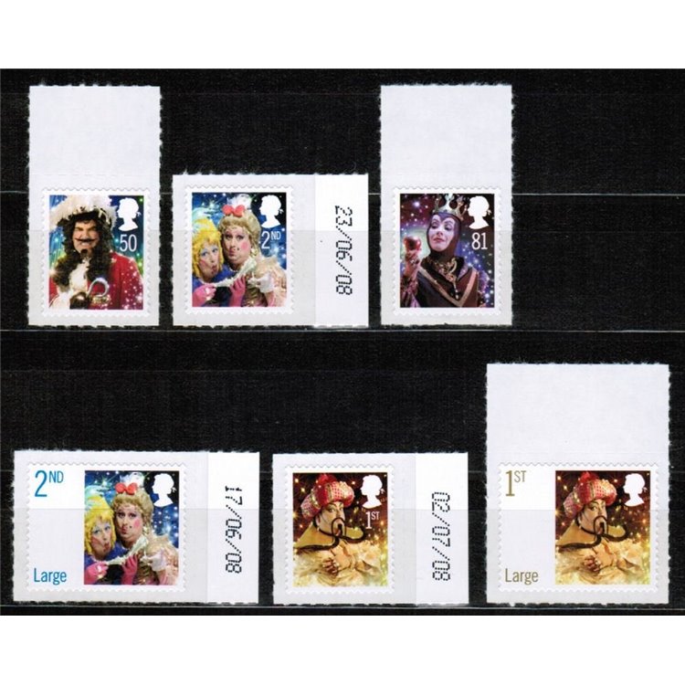 GREAT BRITAIN 2008 Christmas 6v MNH**